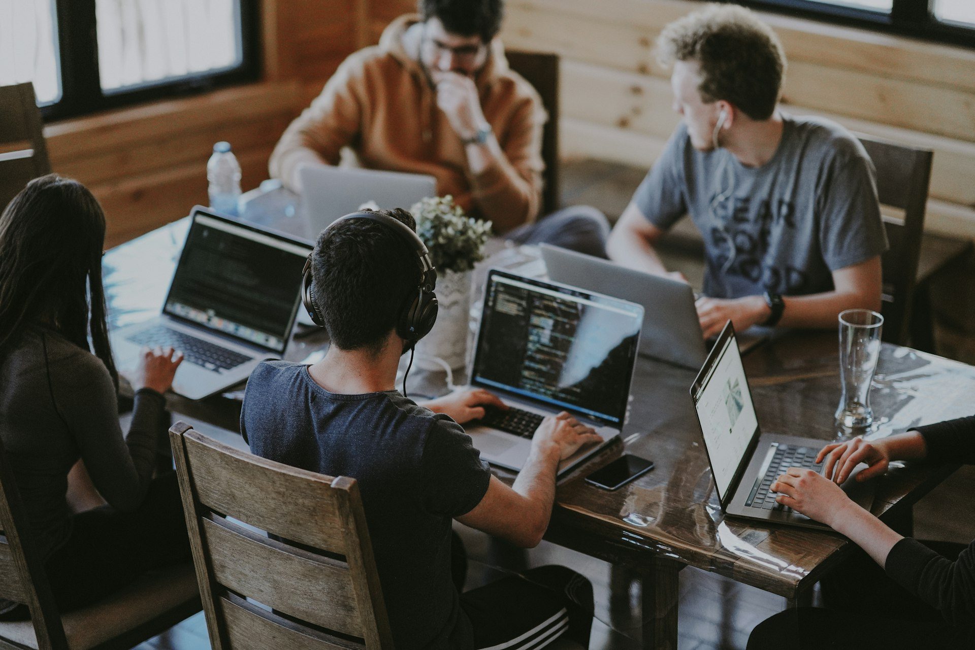 The PackBytes team working together